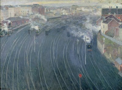 Estación de Luxemburgo, Bruselas, 1903 de Henri Ottmann